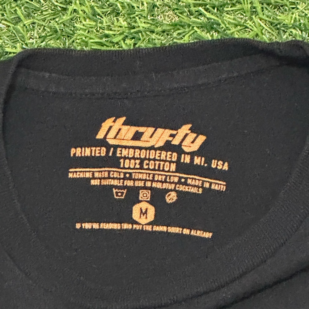 THRYFTY Bag Boy Skate Co. Black Tee – Minimal Streetwear Skate Shirt Size M - Picture 5 of 5
